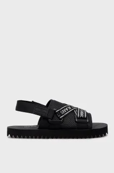 Женские черные сандалии TJW PREMIUM EVA SANDAL Черный 39 Tommy Jeans EN0EN02462