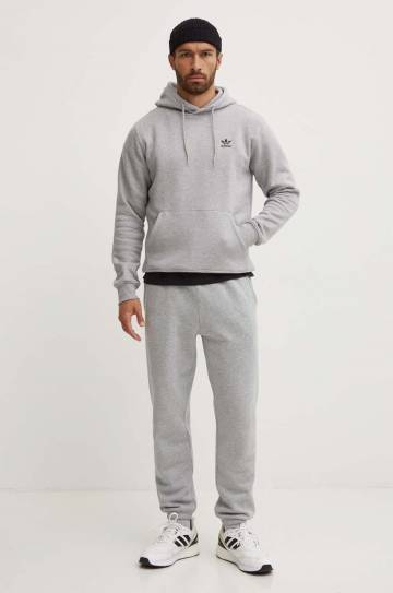 Кофта adidas Originals мужская цвет серый с капюшоном меланж IY4920 Кофта adidas Originals мужская цвет серый с капюшоном меланж IY4920