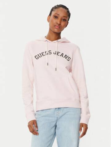 Guess Jeans Світшот W5RQ17 K68I4 Бежевий Regular Fit Guess Jeans Світшот W5RQ17 K68I4 Бежевий Regular Fit
