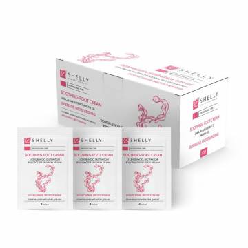 Смягчающий крем для ног Shelly Smoothing Foot Cream с мочевиной, экстрактом водорослей и маслом арганы, 100*4 мл Смягчающий крем для ног Shelly Smoothing Foot Cream с мочевиной, экстрактом водорослей и маслом арганы, 100*4 мл