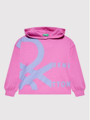 United Colors Of Benetton Світшот 3J68C200U Рожевий Boxy Fit United Colors Of Benetton Світшот 3J68C200U Рожевий Boxy Fit