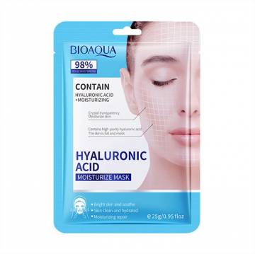 Тканевая маска для лица Bioaqua Hyaluronic Acid Moisturize Mask с гиалуроновой кислотой, 25 г Тканевая маска для лица Bioaqua Hyaluronic Acid Moisturize Mask с гиалуроновой кислотой, 25 г