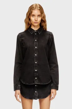 Женская черная джинсовая рубашка DE-EAZY Черный XS Diesel A15808 068SS