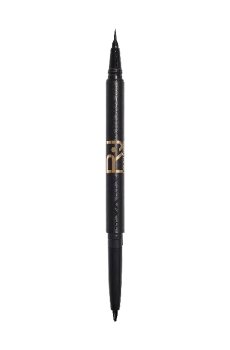 Двухсторонняя подводка и карандаш для глаз Rougj x Liu Jo Double Liner черная, 5 мл