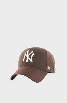 Коричневая кепка NEW YORK YANKEES Коричневый ONESIZE 47Brand MVPSP17WBP-BW
