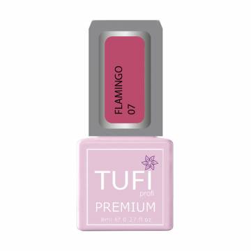 Гель-лак для ногтей Tufi profi Premium Flamingo 07 Закатно-розовый, 8 мл Гель-лак для ногтей Tufi profi Premium Flamingo 07 Закатно-розовый, 8 мл