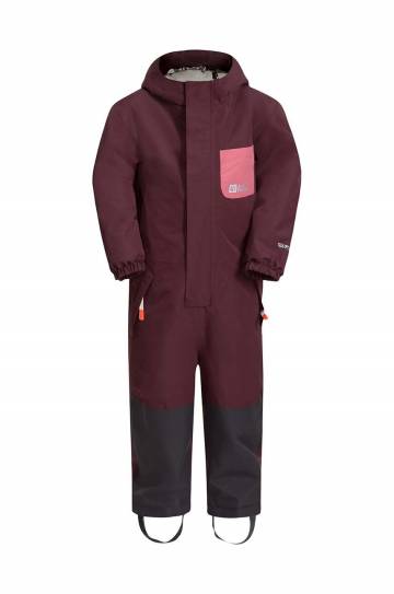 Детский комбинезон Jack Wolfskin GLEEL 2L INS цвет бордовый Детский комбинезон Jack Wolfskin GLEEL 2L INS цвет бордовый