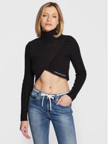 Calvin Klein Jeans Гольф J20J219786 Чорний Slim Fit Calvin Klein Jeans Гольф J20J219786 Чорний Slim Fit