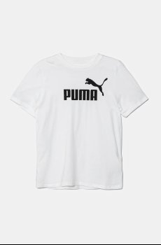 Детская хлопковая футболка Puma ESS No. 1 Logo Tee