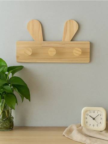 Настінна вішалка - бежевий