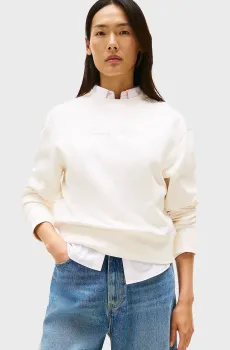 Женский белый свитшот LUREX SCRIPT REG Белый XS Tommy Hilfiger WW0WW47159