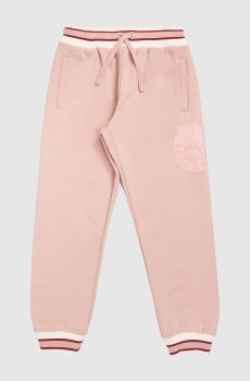 Детские розовые джогера с принтом