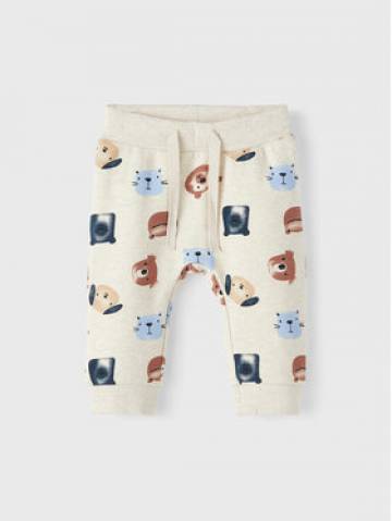 NAME IT Спортивні штани 13206859 Écru Regular Fit