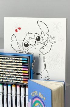 Набір для малювання за номерами Stitch – 12 шт. - різнобарвний
