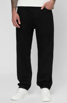 Мужские черные джинсы Черный 38 HUGO 50542879;001