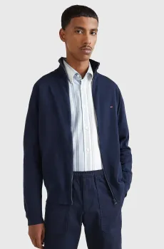 Мужской темно-синий кардиган 1985 ZIP THROUGH Синий M Tommy Hilfiger MW0MW22747