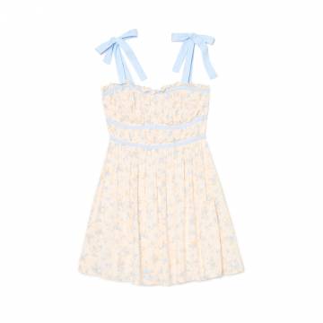 Cropp - Мінісукня з візерунком - нюдовий