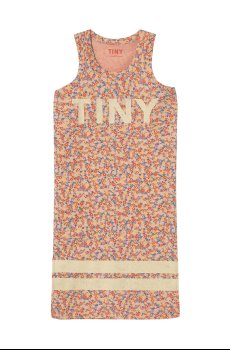 Хлопковое детское платье Tinycottons GARDEN DRESS