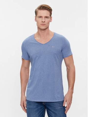 Tommy Jeans Футболка Tjm Slim Jaspe V Neck DM0DM09587 Голубий Slim Fit Tommy Jeans Футболка Tjm Slim Jaspe V Neck DM0DM09587 Голубий Slim Fit