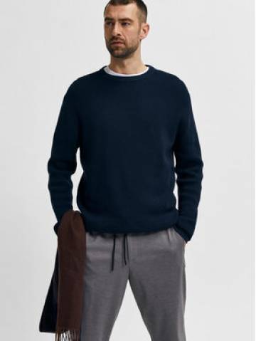 Selected Homme Светр 16079776 Cиній Regular Fit Selected Homme Светр 16079776 Cиній Regular Fit