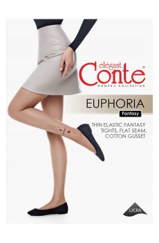 Колготки женские Conte elegant Fantasy Euphoria, 20 DEN, Bronz, размер 2