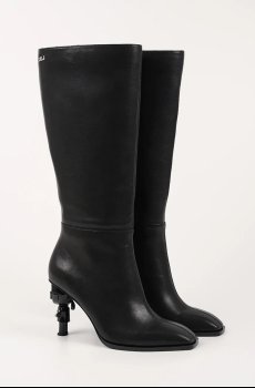 Кожаные сапоги Karl Lagerfeld KARL NFT HEEL