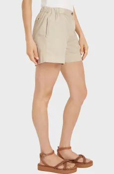 Женские бежевые шорты 1985 CO PULL ON Бежевый 36 Tommy Hilfiger WW0WW38729