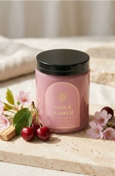 Ароматична свічка Cherry Blossom - пастельний рожевий