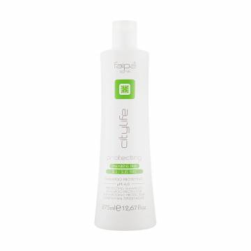 Безсульфатный защитный шампунь для волос Faipa Roma CityLife Protecting Shampoo pH 4.0 из протеинов семян моринги, 375 мл Безсульфатный защитный шампунь для волос Faipa Roma CityLife Protecting Shampoo pH 4.0 из протеинов семян моринги, 375 мл