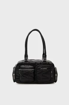 Женская черная кожаная сумка KUILT Черный ONESIZE Karl Lagerfeld B1W30089