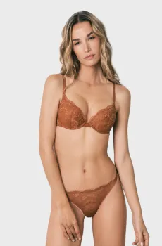 Женский терракотовый бюстгальтер Gorgeous Коричневый 85B womensecret 4024236