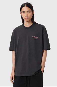 Хлопковая футболка AllSaints UNDERGROUND