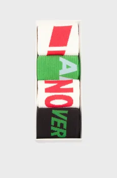 Мужские носки (4 пары) GRAPHIC GIFTBO Разноцветный ONESIZE Calvin Klein 701236603