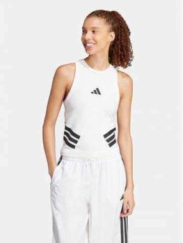 adidas Топ Future Icons 3-Stripes JC5419 Білий Slim Fit adidas Топ Future Icons 3-Stripes JC5419 Білий Slim Fit