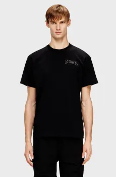 Мужская черная футболка T-NORM-V16 Черный XXL Diesel A22006 0PLAT