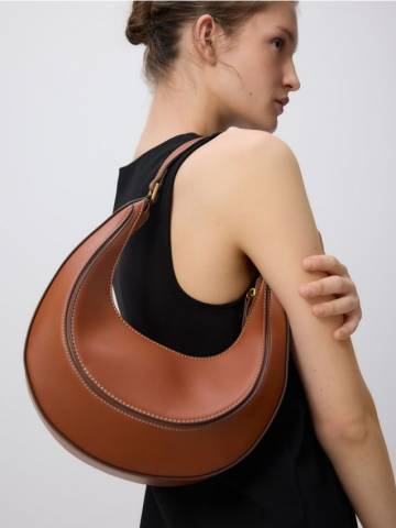 Reserved - Hobo-сумка з прошивкою - золотисто-коричневий - 604FC-82X Reserved - Hobo-сумка з прошивкою - золотисто-коричневий - 604FC-82X