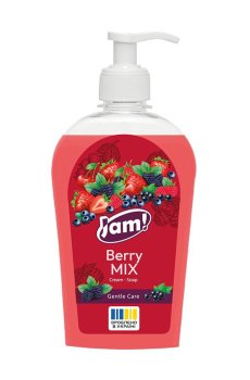 Крем-мыло JAM! Berry MIX Cream-Soap Gentle Care с глицерином, 325 г