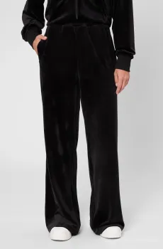 Женские черные велюровые спортивные брюки Черный XL PRPY PWSPPPPF0045