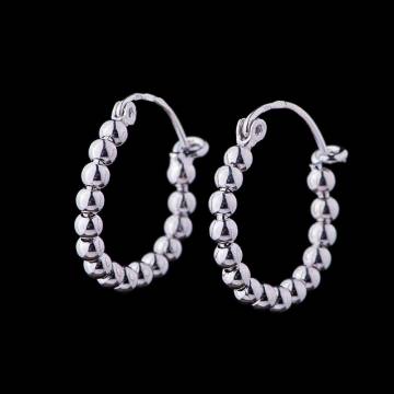 Серебряные серьги-кольца (2см) 121904 Серебряные серьги-кольца (2см) 121904