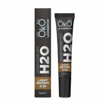 Краска для бровей и ресниц OkO Lash & Brow Liquid Hybrid Tint H2O, 8.36 Light Brown, 15 мл Краска для бровей и ресниц OkO Lash & Brow Liquid Hybrid Tint H2O, 8.36 Light Brown, 15 мл