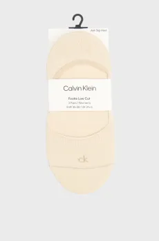 Женские бежевые следы (3 пары) Бежевый 39-42 Calvin Klein 701234371