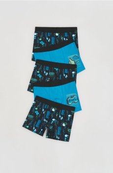 Reserved - Бавовняні боксерки 5‑пак - чорний - 213IM-99X