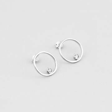 Серебряные серьги Minimal 520778б Серебряные серьги Minimal 520778б