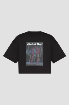 Женская черная футболка Черный L HUGO 50540927;002