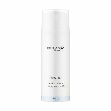 Крем-пилинг для тела Epilax Silk Touch Cream с АНА-кислотами 5% pH 4.2, 100 мл Крем-пилинг для тела Epilax Silk Touch Cream с АНА-кислотами 5% pH 4.2, 100 мл