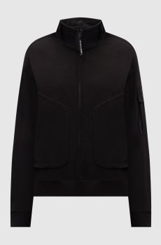 Черная куртка с логотипом