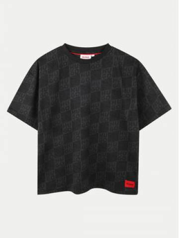 Hugo Футболка G00153 M Чорний Loose Fit Hugo Футболка G00153 M Чорний Loose Fit