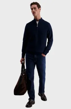 Мужская темно-синяя кофта Синий S Pierre Cardin PC.-C5 52172.5162