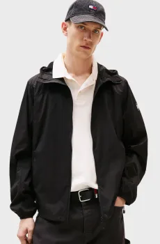 Мужская черная ветровка OUTDOOR SHELL Черный L Tommy Jeans DM0DM21669