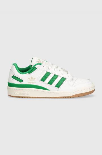 Кожаные кроссовки adidas Originals Forum Low цвет белый IH7820 Кожаные кроссовки adidas Originals Forum Low цвет белый IH7820